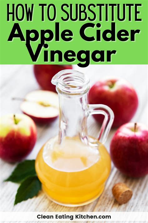 best substitute for cider vinegar.